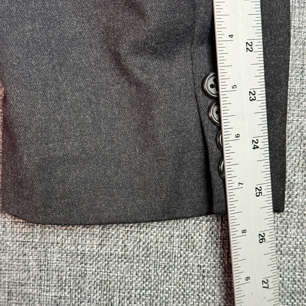 Burberrys Blazer Jacket Mens Gray Vintage 2 Button Wool Suit Coat | 42R
